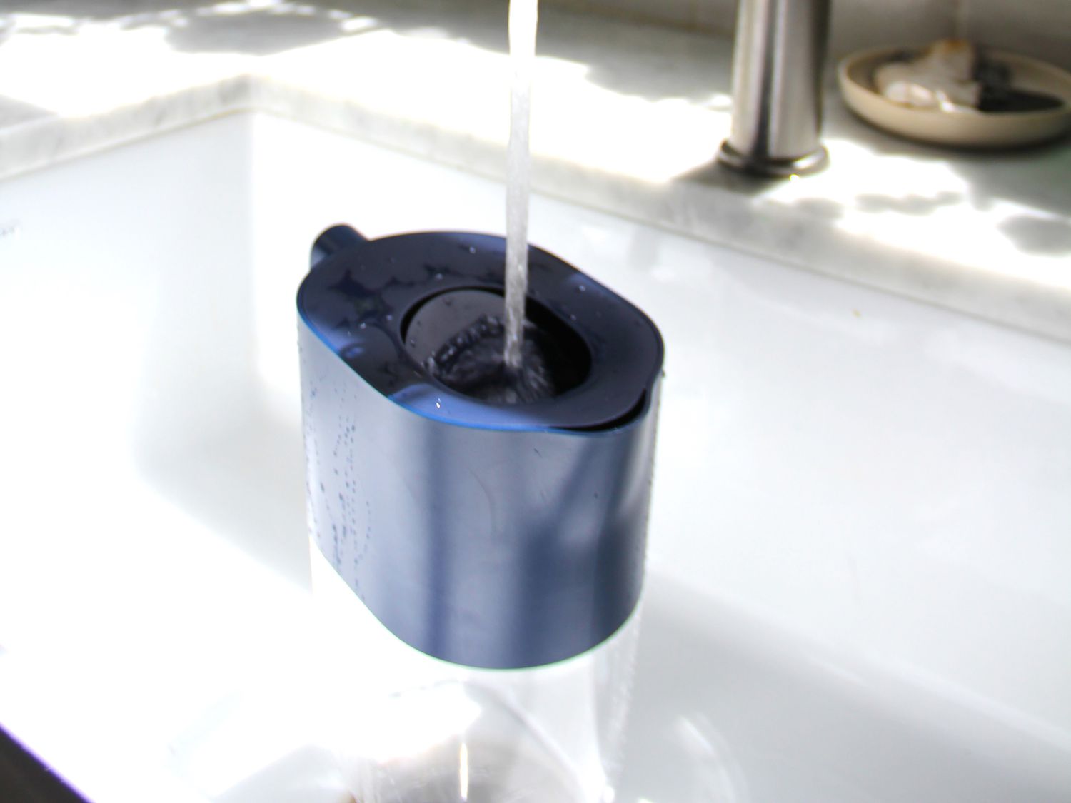 filling the larq pitcher