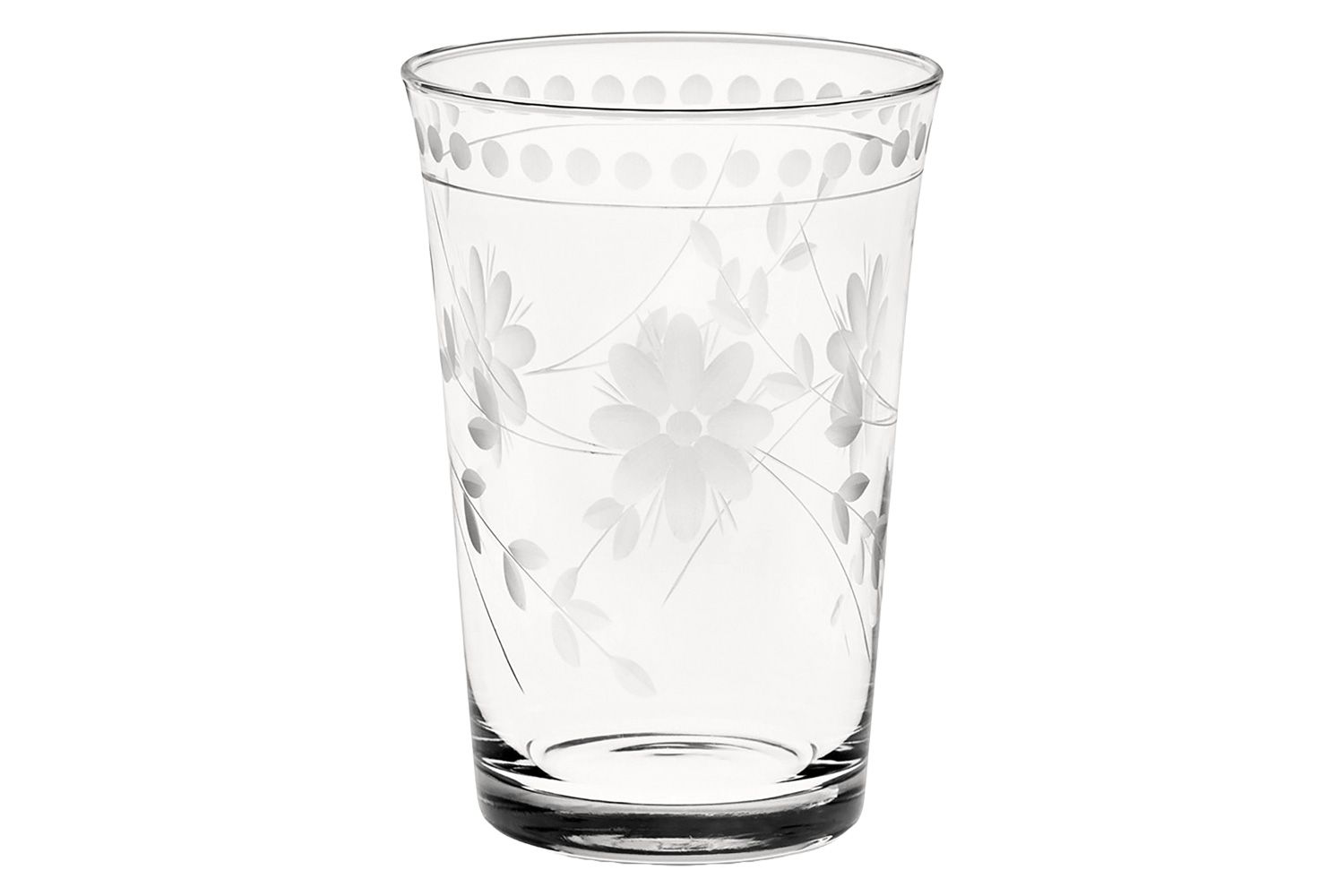 Williams Sonoma Vintage Etched Tumblers