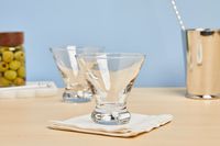 Libbey Cosmopolitan Stemless Glass on table