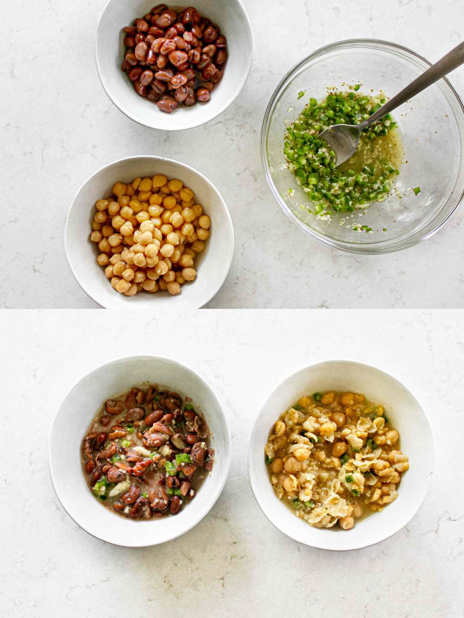 Overhead view of making makhloota