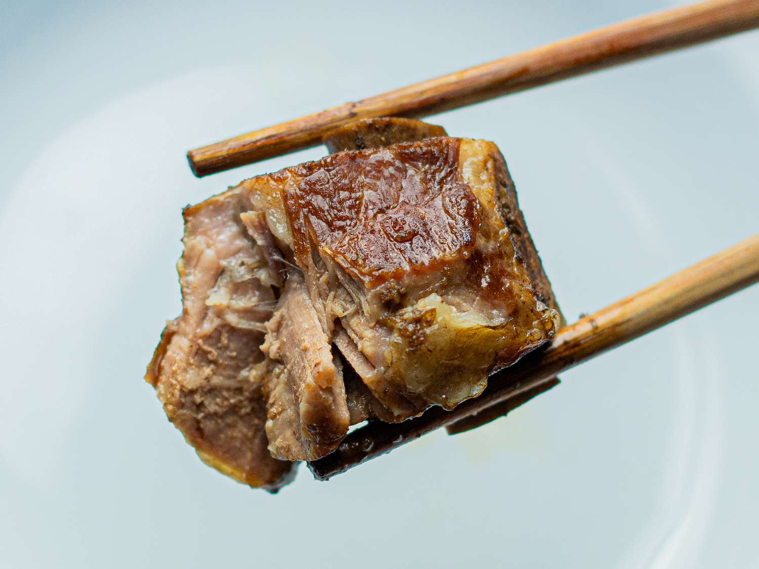 Overhead view of meat