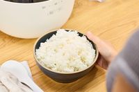 A bowl of rice made in the Instant Pot 20 Cup Multigrain Cooker