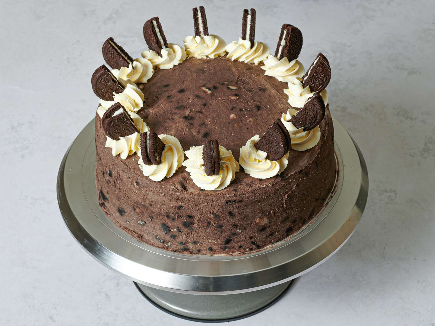 Finished oreo cake