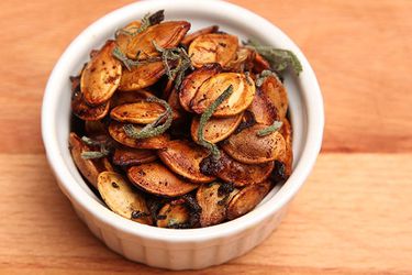 Pumpkin Seeds With Brown Butter and Sage