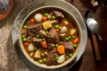 Overhead view of All American Stew 