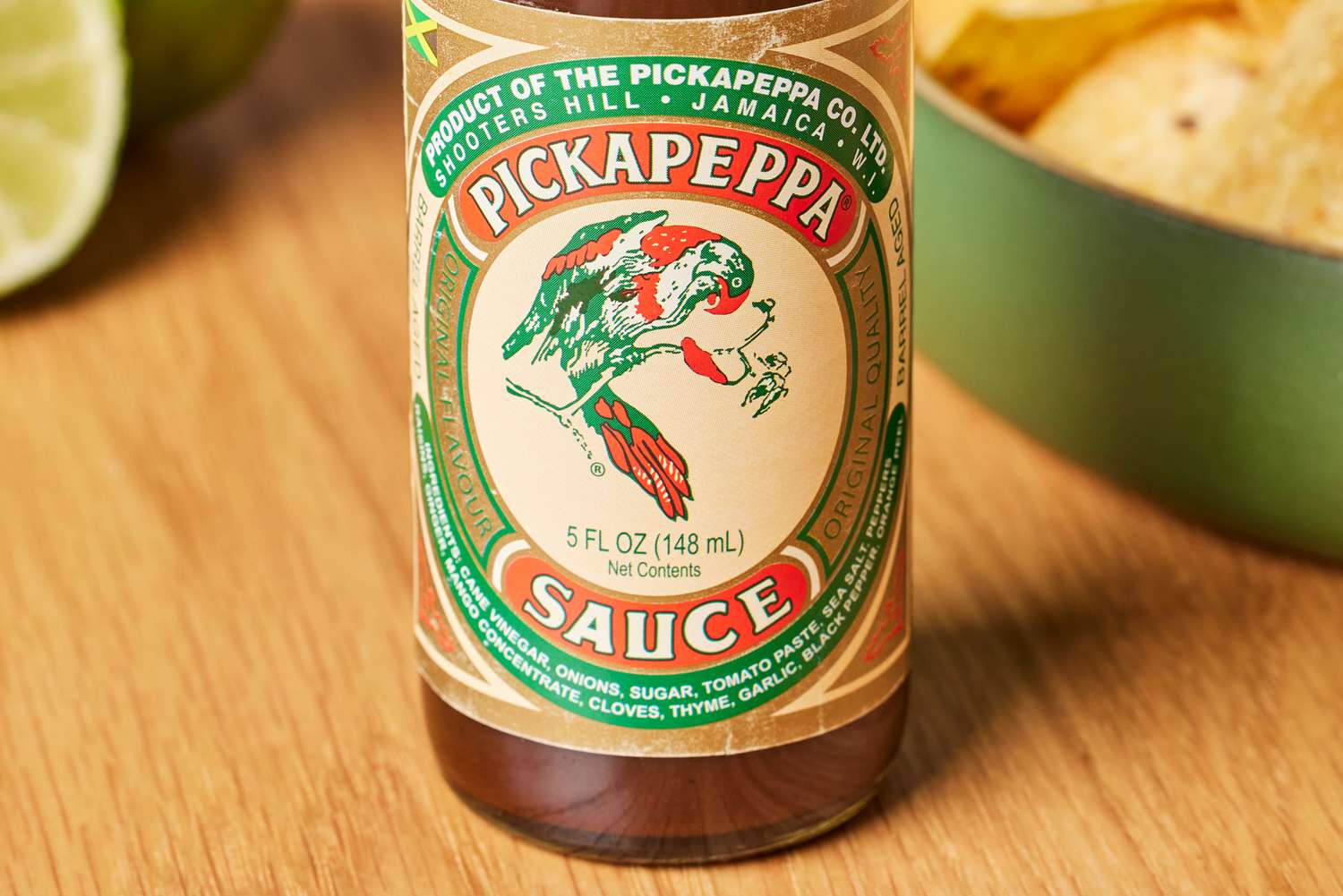 close up of Pickapeppa Jamaican Original Hot Sauce (3-Pack)