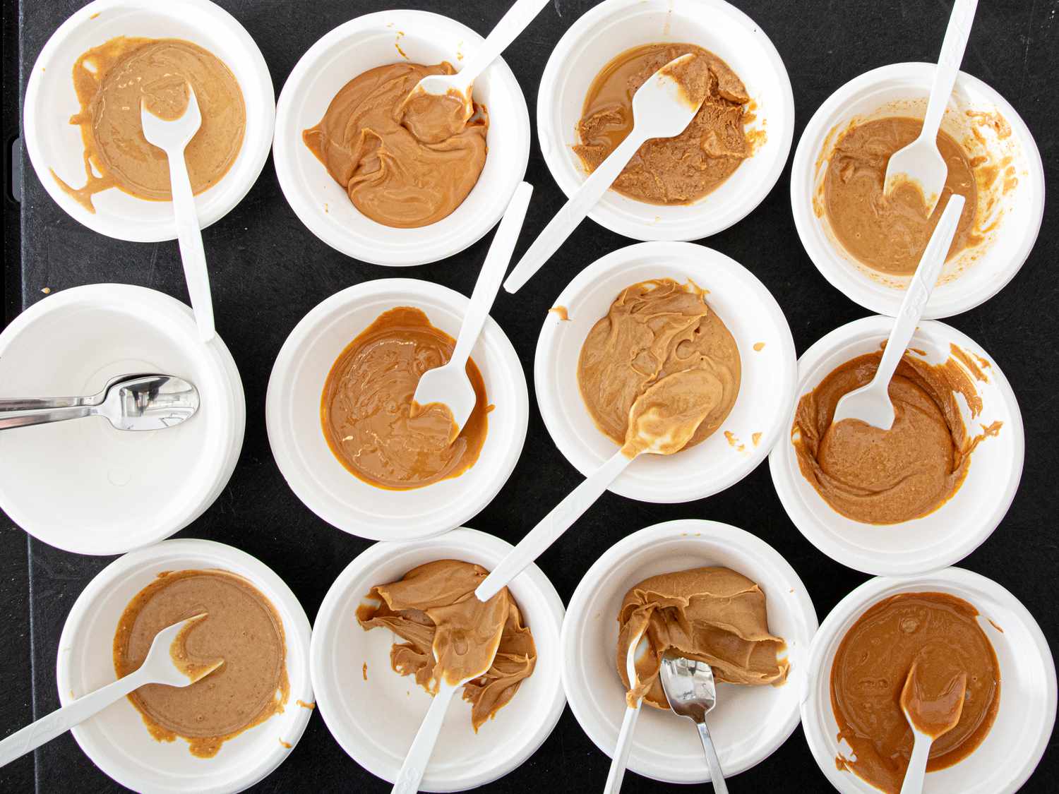 Creamy peanut butter samples