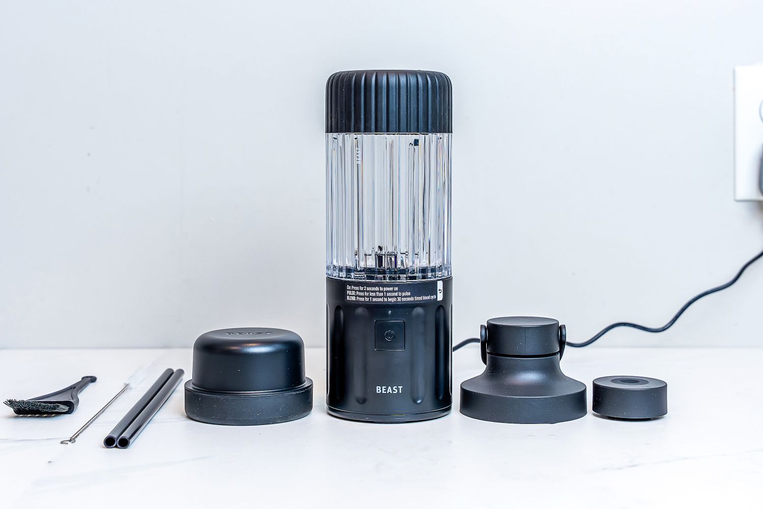 Beast Go Cordless on white countertop