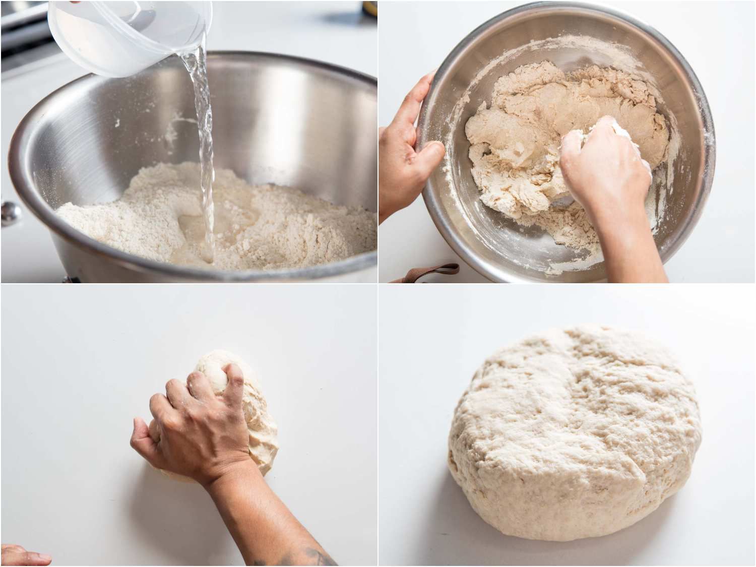 Kneading dough for parathas