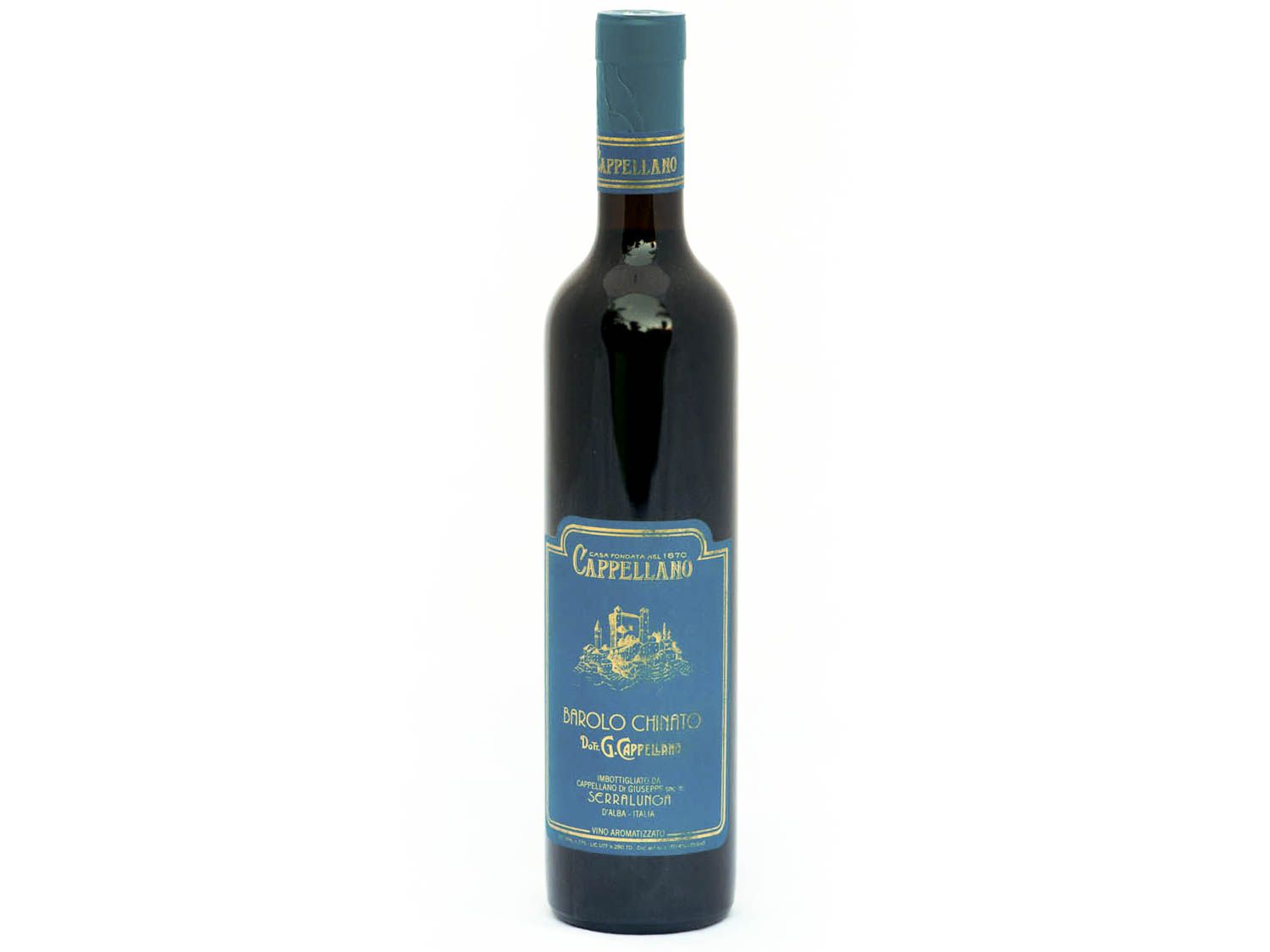 A bottle of Cappellano Barolo Chinato