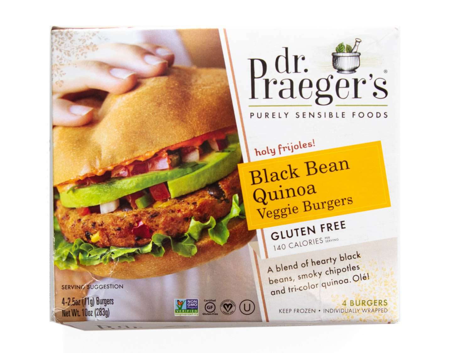 Product photo of Dr. Praeger's Black Bean Quinoa Veggie Burger