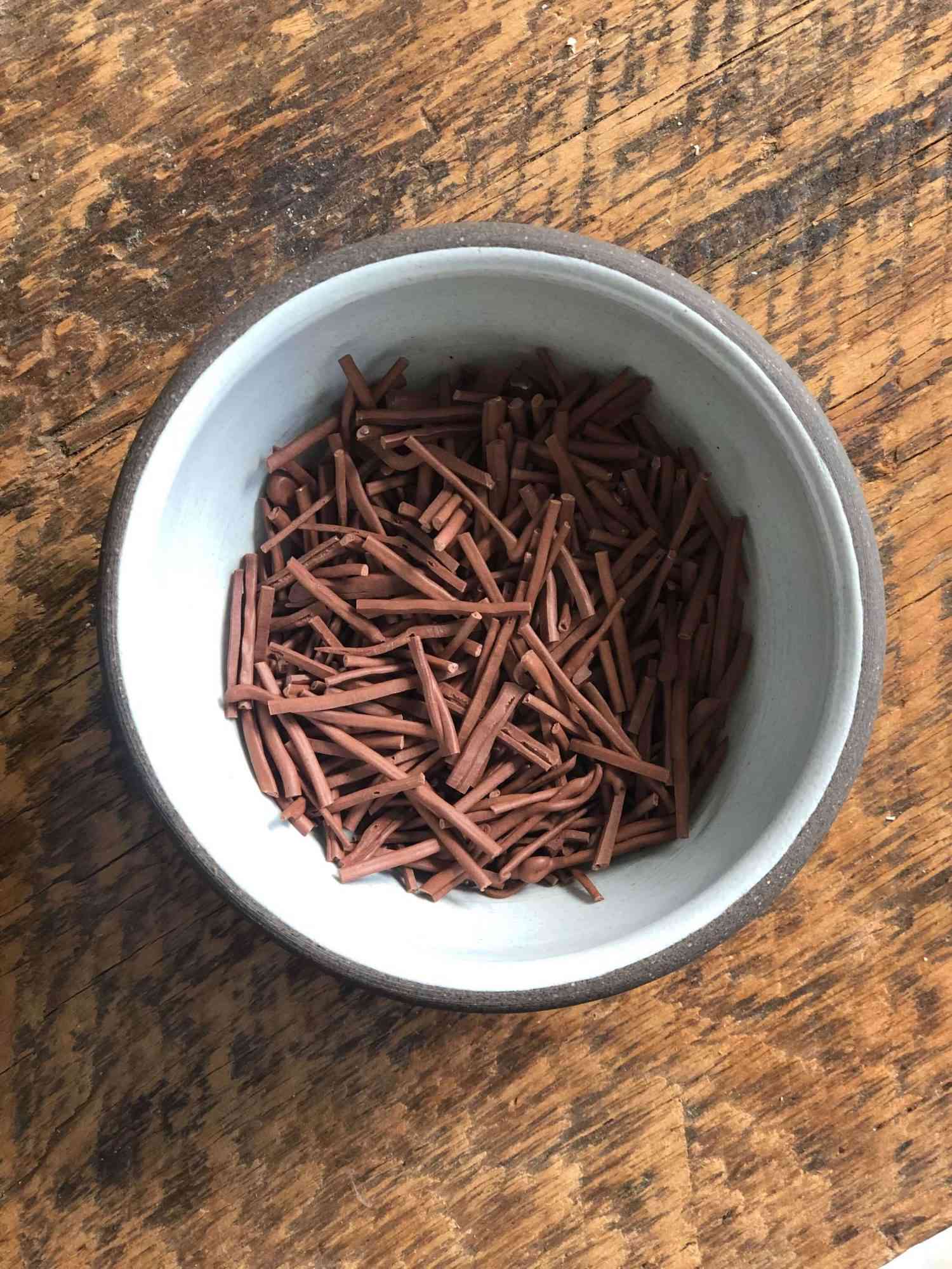 Ariel's chocolate sprinkles in a bowl