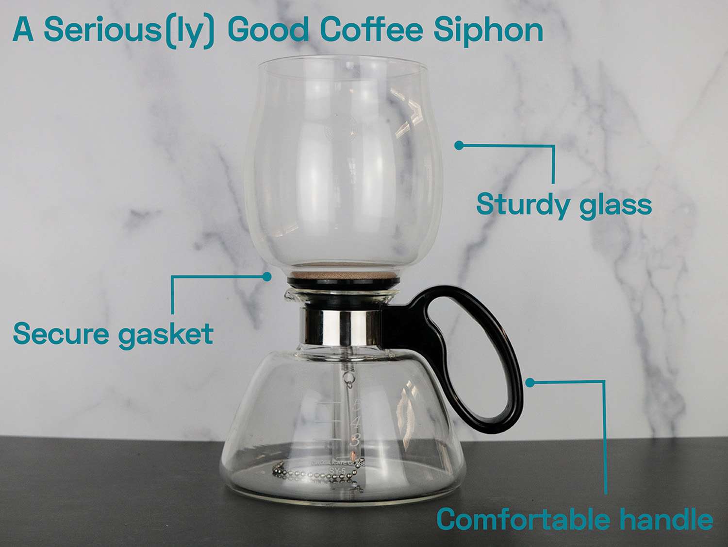 an image showing all the parts of a coffee siphon