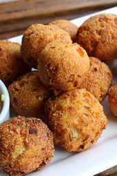 Side view of hushpuppies