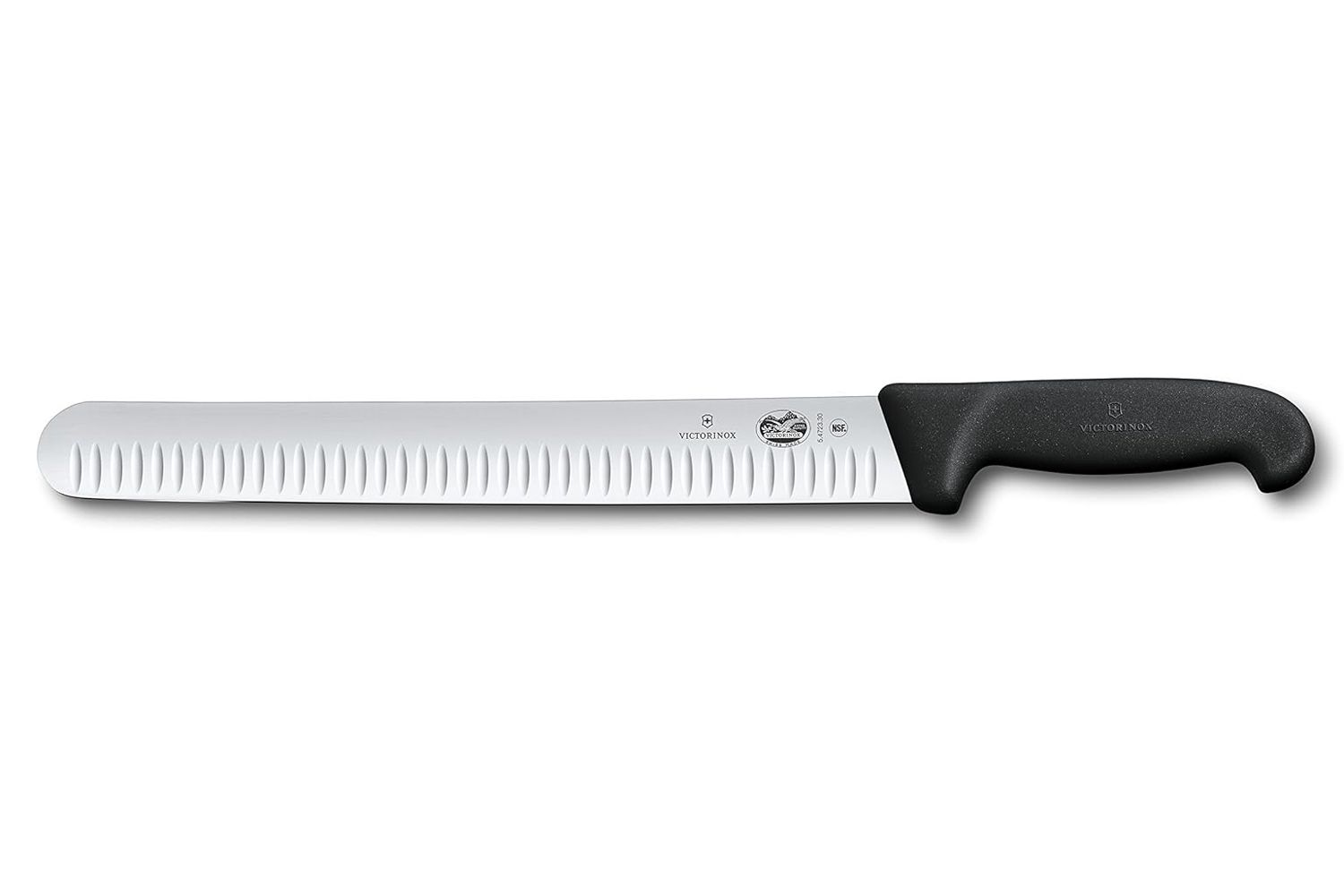 Victorinox Fibrox Pro 12-Inch Slicing Knife with Granton Blade