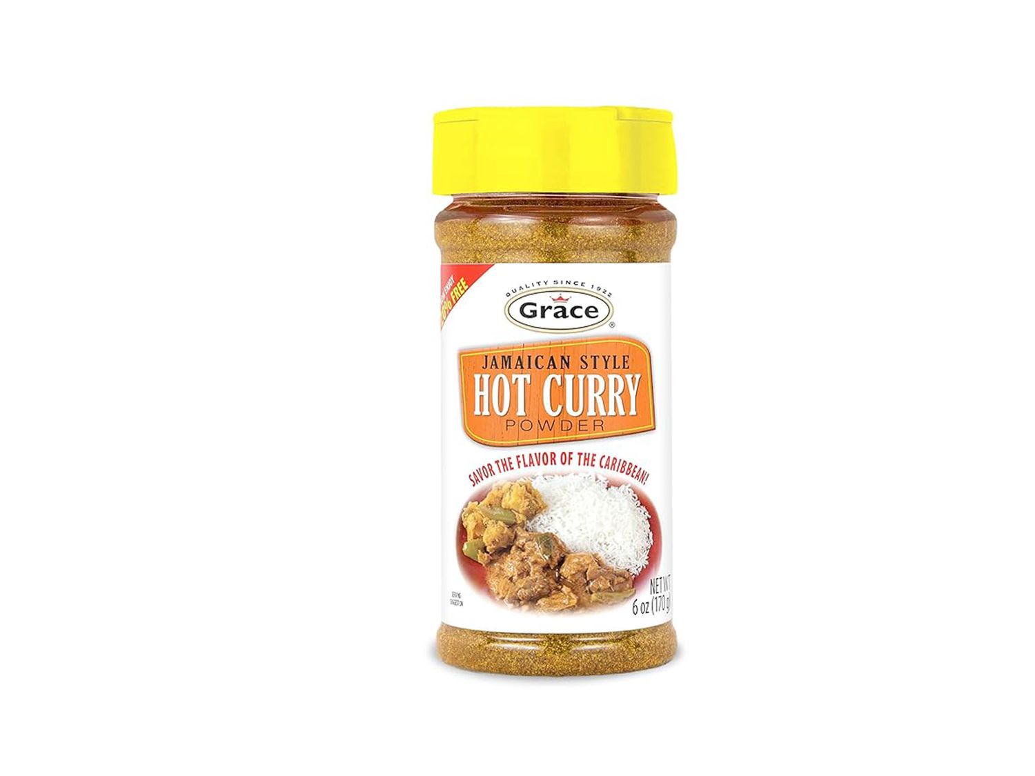 Grace Jamaican Hot Curry on white 