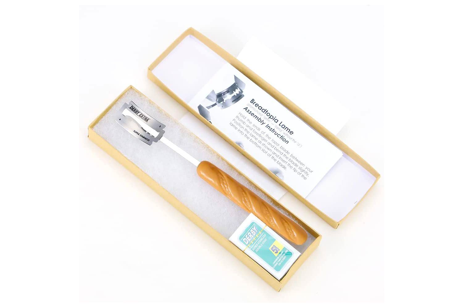 Breadtopia Bread Lame with 5 Blades &amp; Storage Box | Premium Lame Bread Tool | Bread Lame Dough Scoring Tool | Perfect as a Sourdough Scoring Blade |...