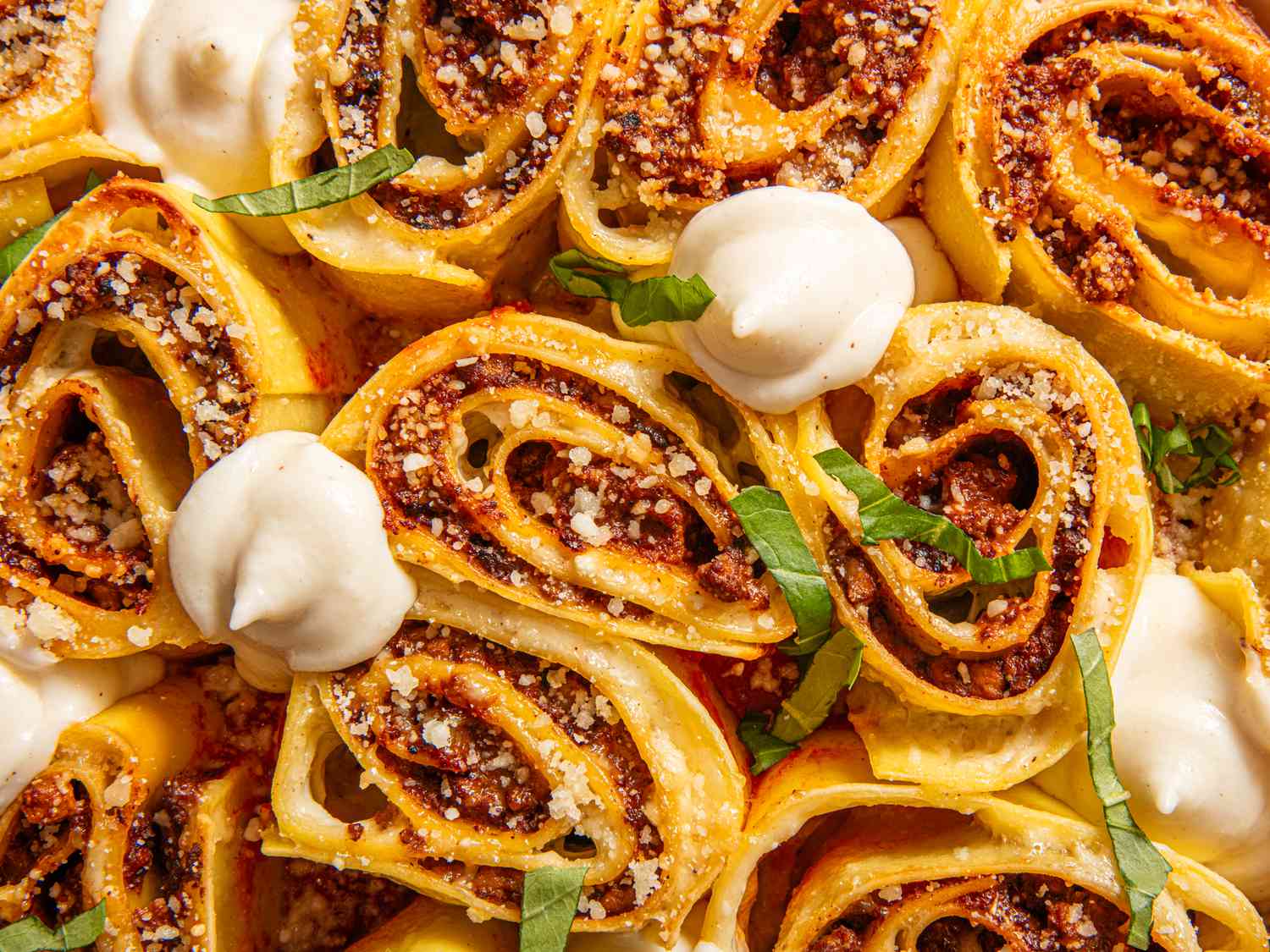 Overhead view of Rosette al Forno 