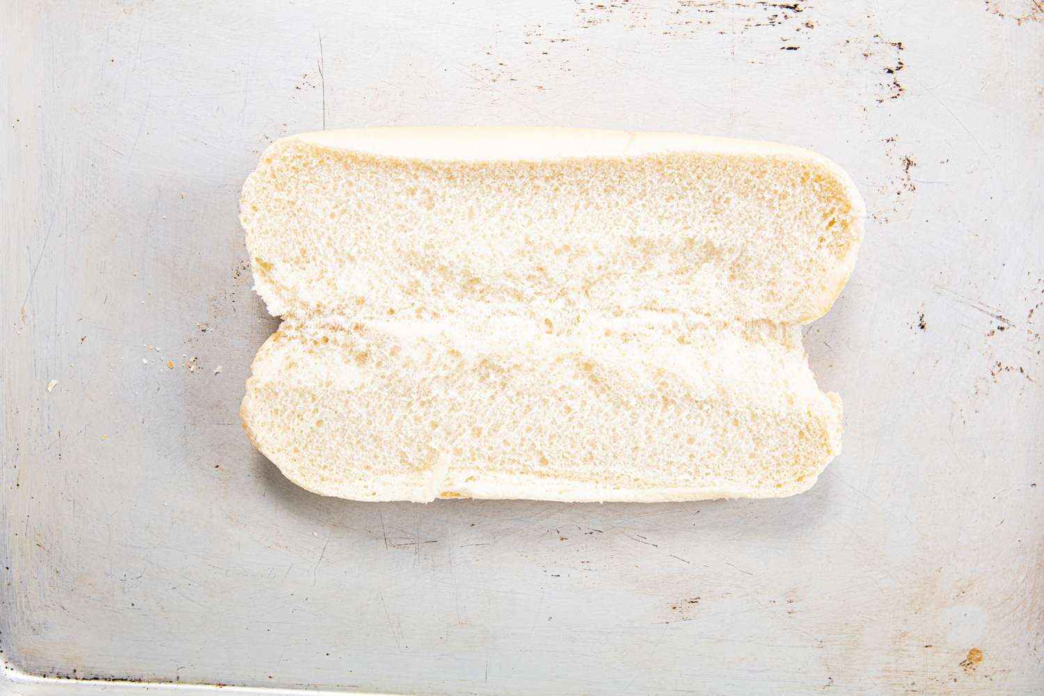 Overhead view of bread 