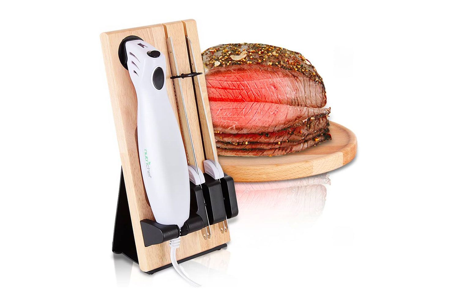 NutriChef Portable Electrical Food Cutter Knife Set
