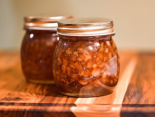 Two jars of Pear and Ginger Preserves.