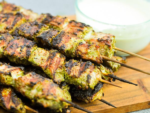 jerk chicken skewers