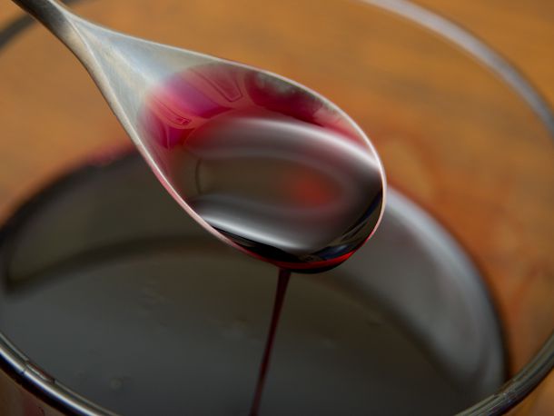 red wine syrup
