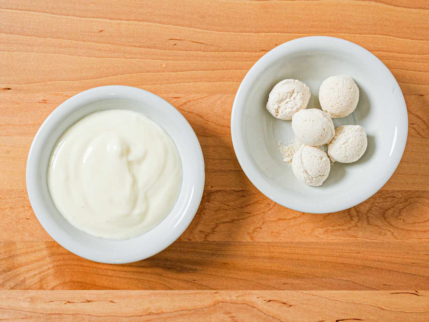 Overhead view of Armenian Yogurt