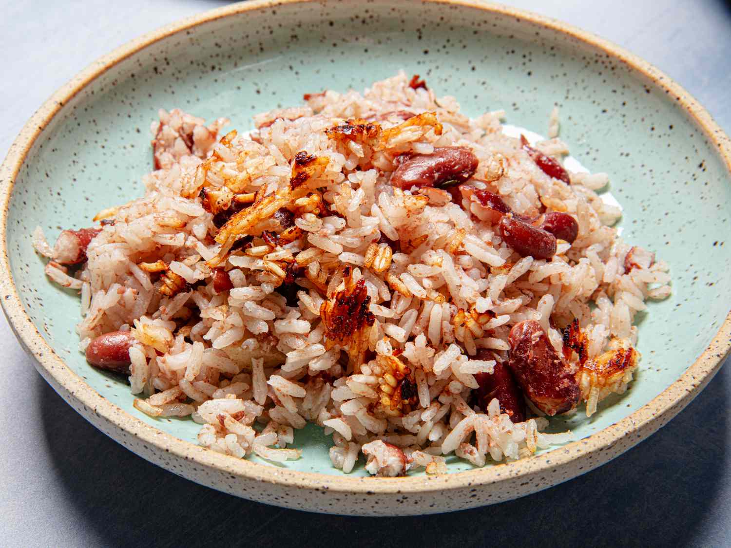 Single serving of Jamaican Rice and Peas