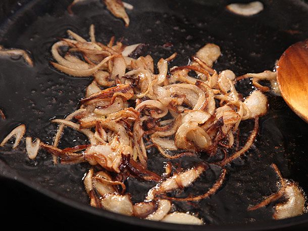browned onions