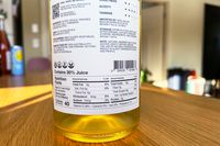 A bottle of NON nonalcoholic wine