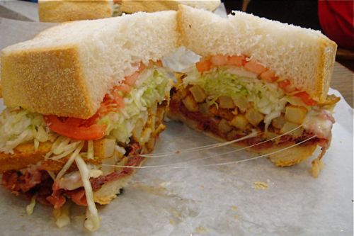 Primanti's Sandwich with Fries