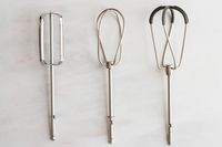 The Breville's three attachments side-by-side.