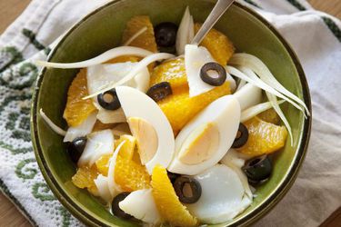 Salt Cod, Orange, and Olive Salad
