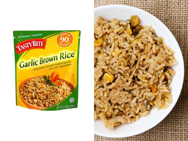 Garlic brown rice