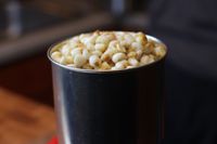 masienda mill hopper with corn kernels