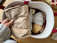 Unwrapping the Harry & David season's best gift basket