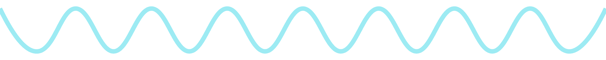 Light blue squiggle page break