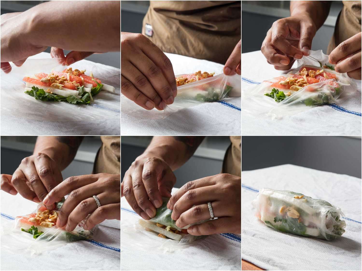 Wrapping up a summer roll