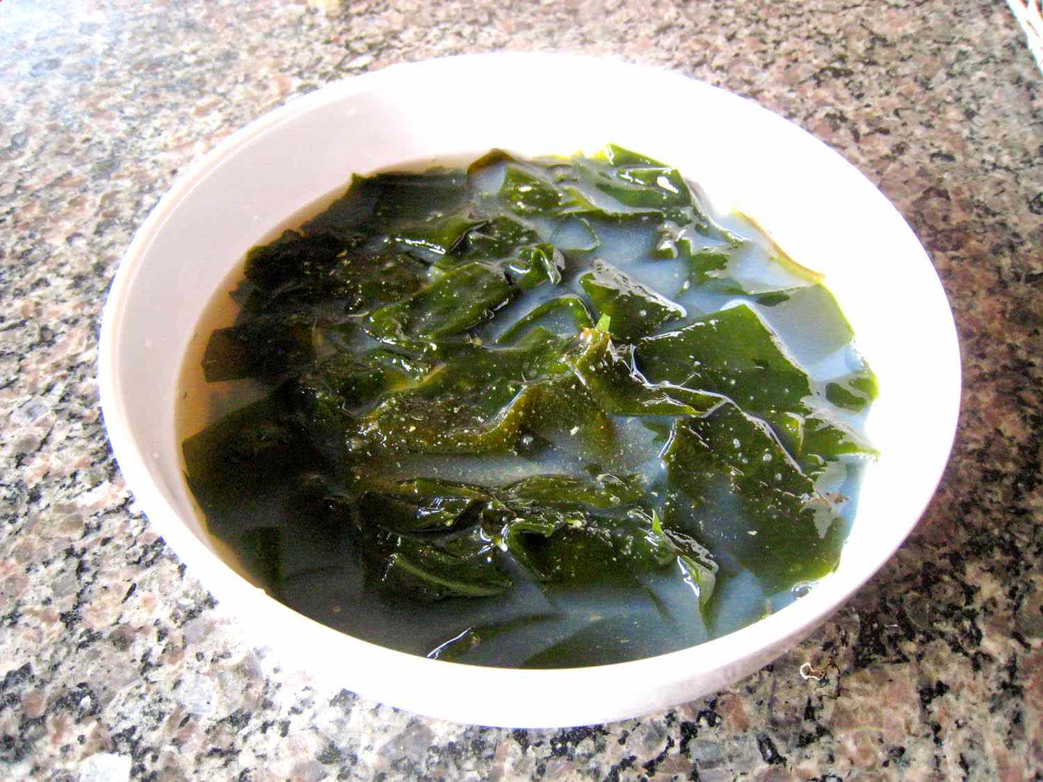 a bowl of miyeok guk