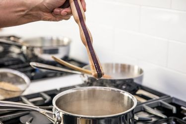 A Scottish spurtle, used for stirring oatmeal