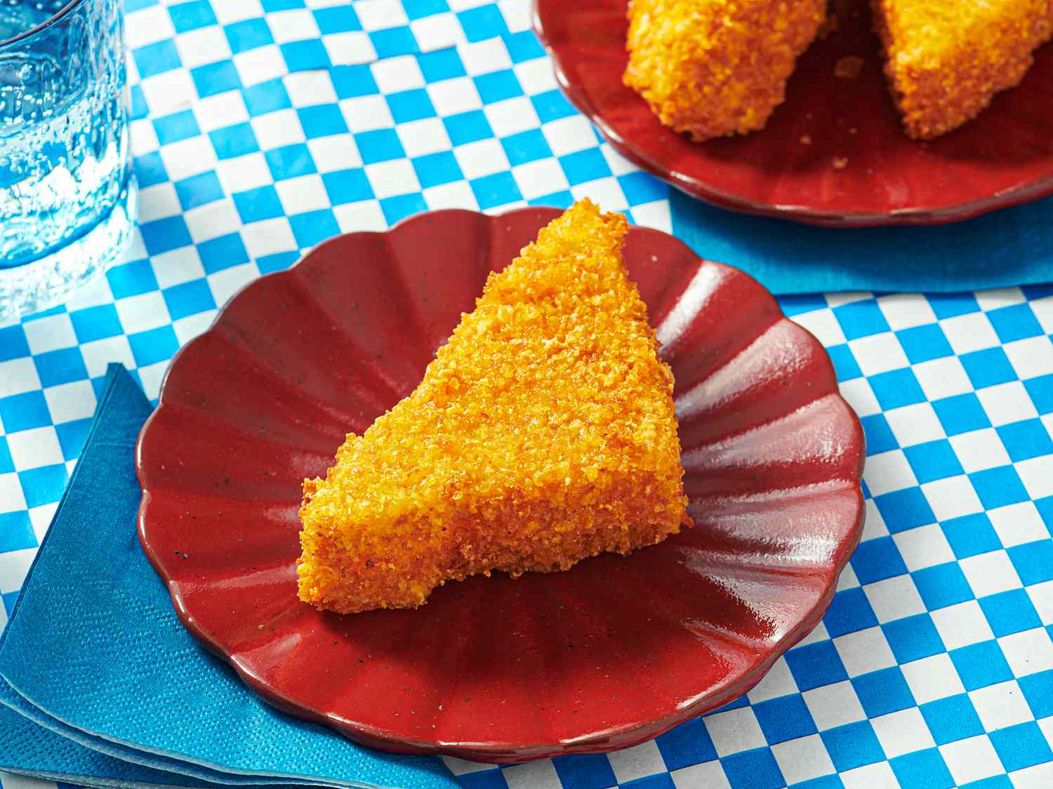Overhead view of fried cheese frenchees