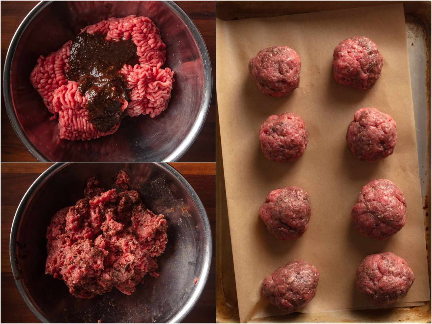 Mixing and shaping burgers