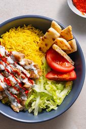 Halal cart-style chicken and rice