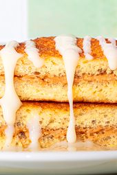 Side view of Hong Kong french toast