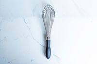 OXO Good Grips Balloon Whisk on a marbled surface