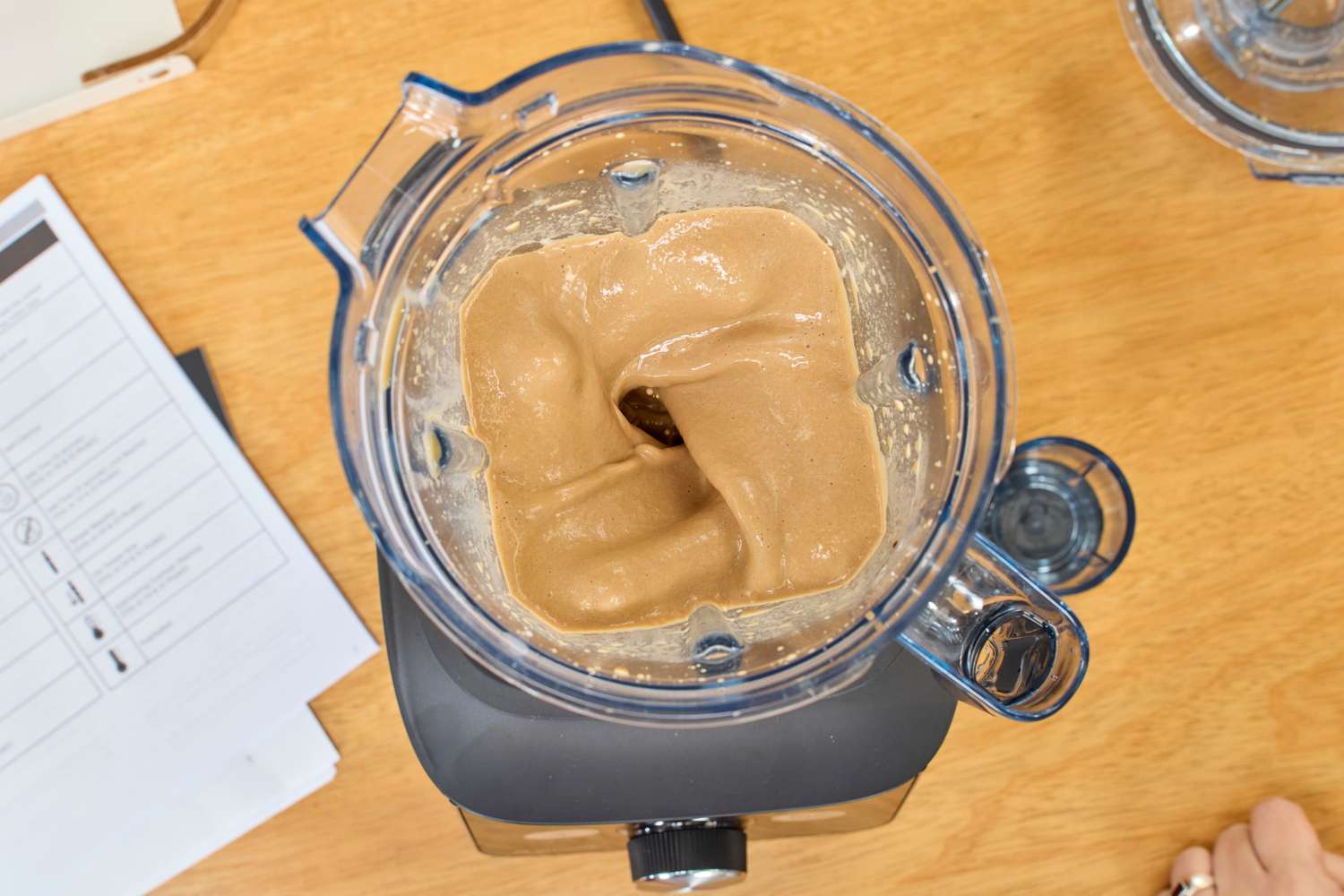 A smoothie blending in the Vitamix Ascent X5 Blender