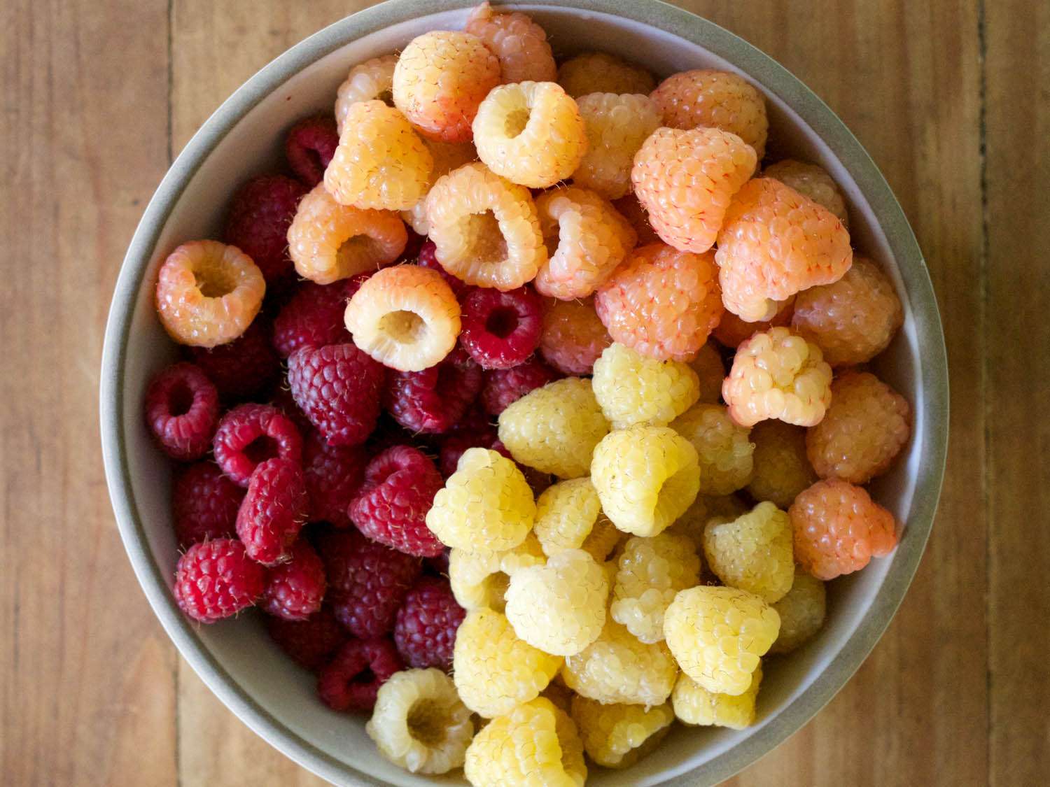 A bowl filled with lesser known, raspberry-like berries.