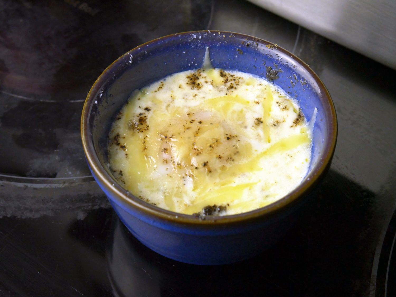 denby ramekin with baked egg