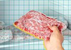 Graphic of pulling meat from the freeze